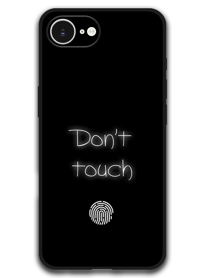 Theodor Case Compatible with Apple iPhone 17e / 16e 6.1 Inch Protection Shockproof Bumper Cover - Dont touch (2) - Image 1