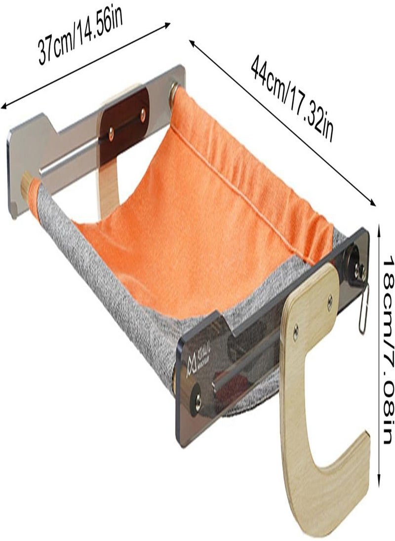 GGOOT - Cat Window Hammock - Cat Window Perch Hammock Seat,Large Cat Hammocks Bed for Indoor Cats, Pet Resting Seat Safety Holds Large Cats - Image 1