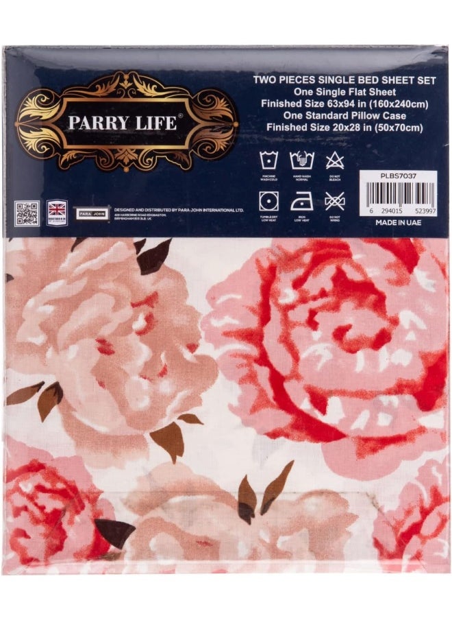 PARRY LIFE AKDC Pl Bedsheet Single 2Pcs  - Image 2