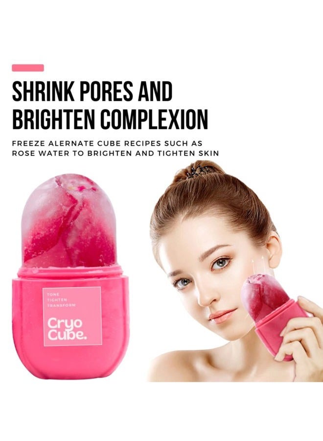 Cryo Cube Ice Roller for Face, Eyes and Neck. Naturally tone and tighten skin, de-puff eye bags, add a healthy glow. Cryotherapy for face and neck which helps enhance skin elasticity. - Image 4