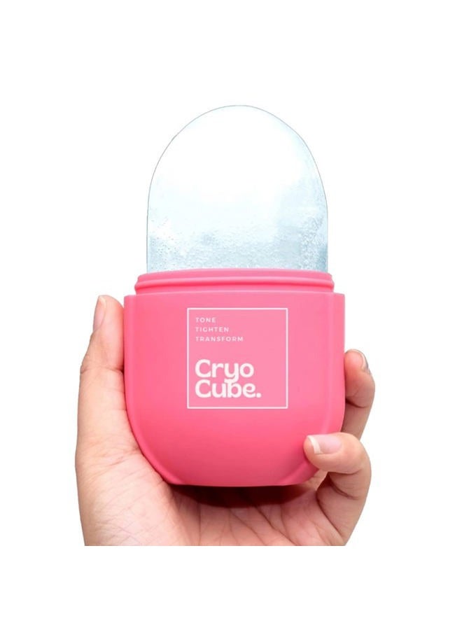 Cryo Cube Ice Roller for Face, Eyes and Neck. Naturally tone and tighten skin, de-puff eye bags, add a healthy glow. Cryotherapy for face and neck which helps enhance skin elasticity. - Image 1