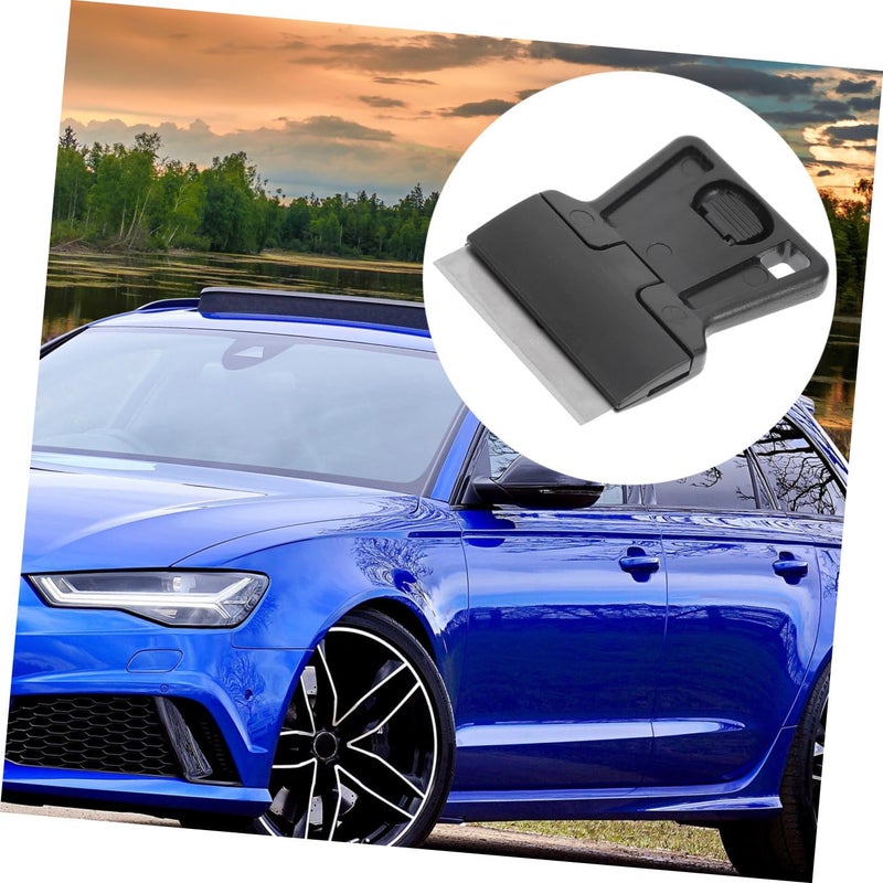 4Pcs Window Scraper Tool Multi Purpose Razor Blades Cleaner For Paint Glue Sticker Removal Glass Cleaning - Image 5