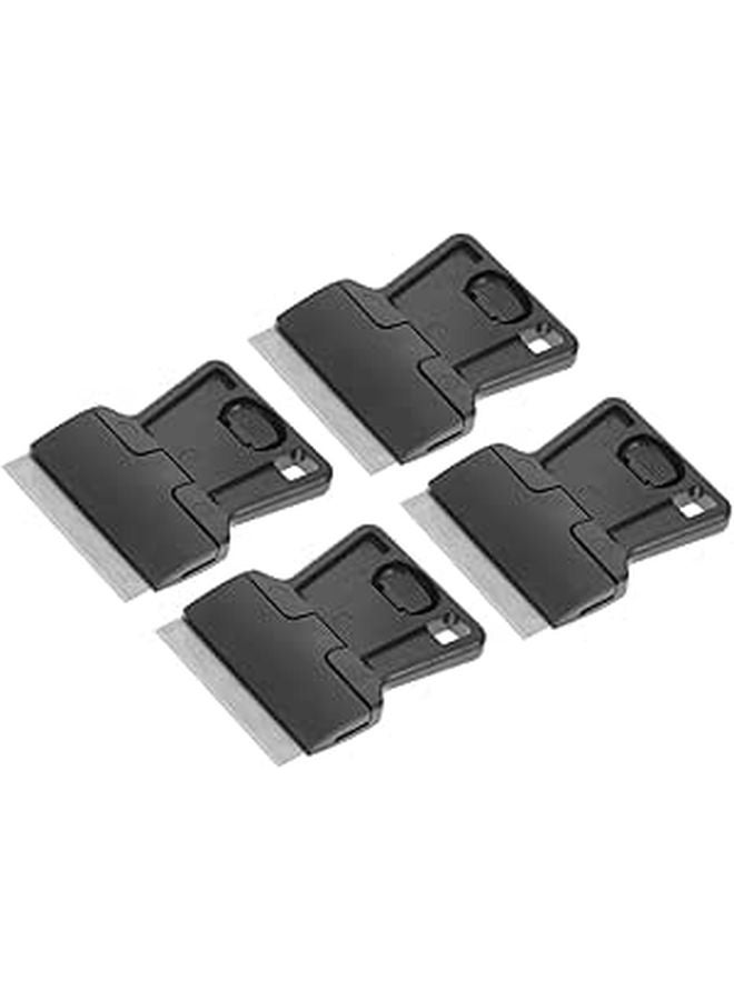 4Pcs Window Scraper Tool Multi Purpose Razor Blades Cleaner For Paint Glue Sticker Removal Glass Cleaning - Image 1