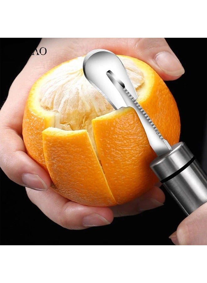 Stainless Steel Lemon Orange Peeler Practical Fruit Grapefruit Opener Cutter Kitchen Gadgets For Household Tools Orange Peeler  - Image 2