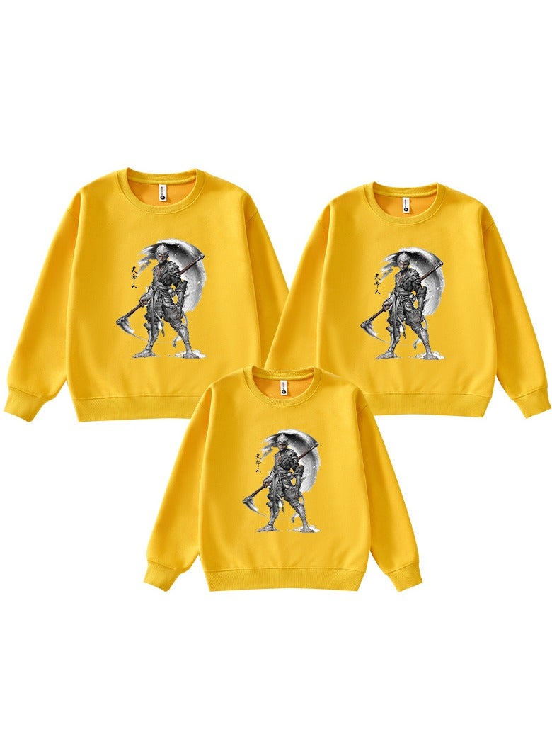 MQD Black Myth Wukong Printed Parent Child Hoodie 