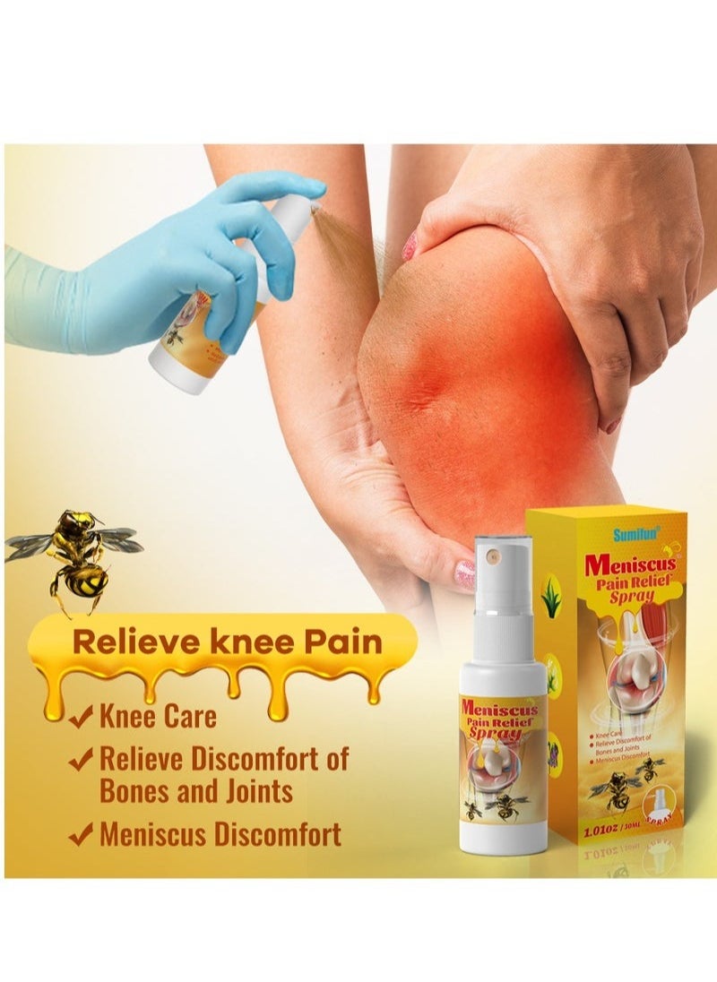 Sumifun - Bee Venom Joint Relief Spray Soothing and Nourishing Joint for Muscle Bone Back Neck Arm Elbow Ankle Topical Pain Discomfort Body Care Treatments - Image 1