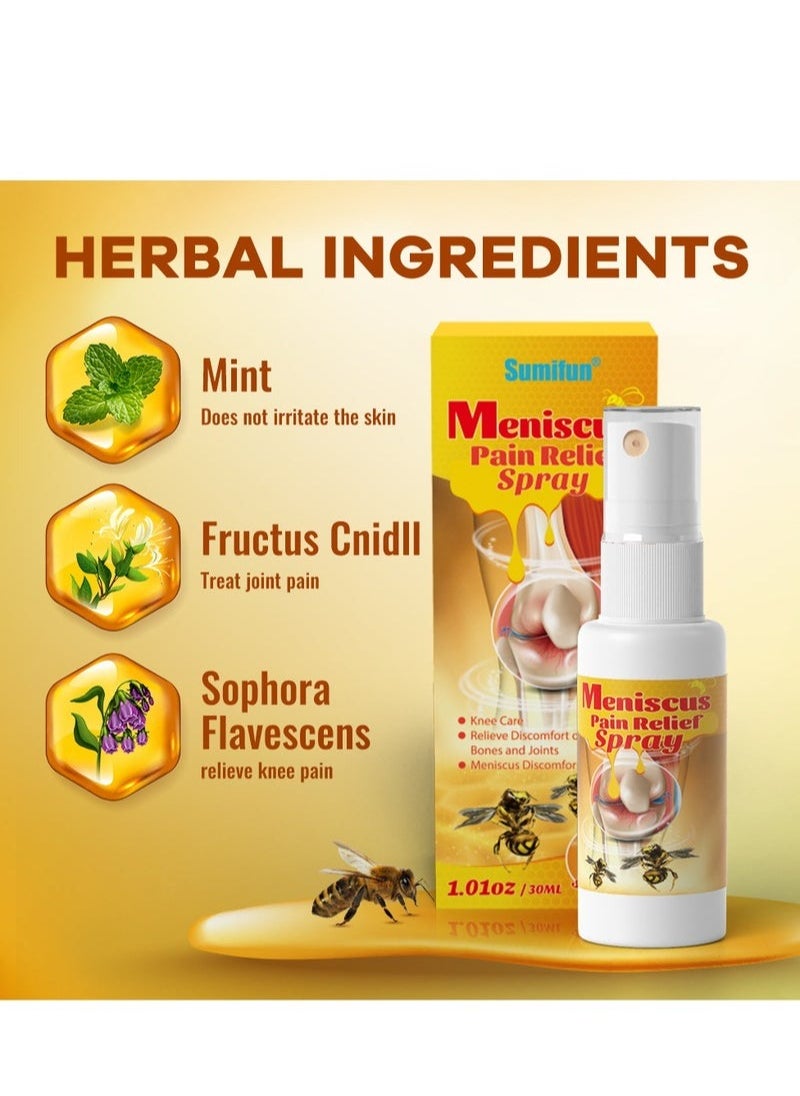 Sumifun - Bee Venom Joint Relief Spray Soothing and Nourishing Joint for Muscle Bone Back Neck Arm Elbow Ankle Topical Pain Discomfort Body Care Treatments - Image 1