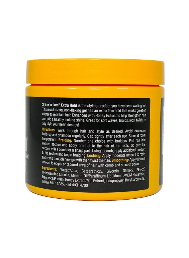 Shine 'n Jam Shine N Jam Conditioning Gel Extra Hold 16 Ounce Jar (473Ml) (3 Pack) - Image 3