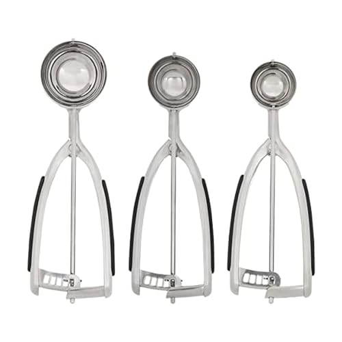 KitchenAid Cookie Dough Scoop Set Set Of 3 Black - Image 1