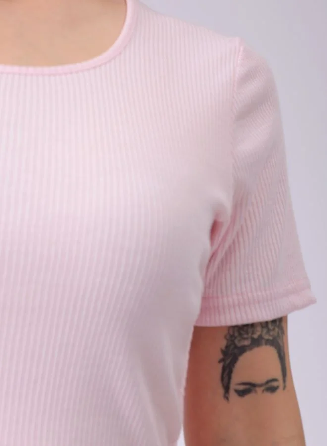 Freehand Women Fitted Casual Solid Ruched Top