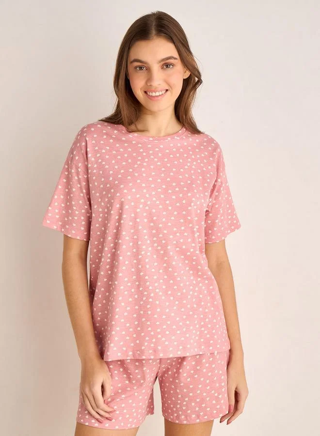 Splash FAV Pyjama Short Set T shirt & Shorts