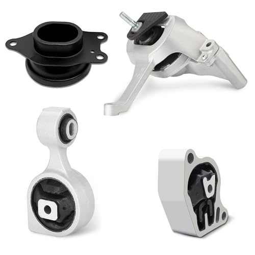 CARORAV Engine Motor Mount Compatible for 2007 2008 2009 2010 2011 2012 2013 2014 2015 2016 2017 Nissan Altima 2.5L, Set of 4 Motor Mounts Kit Replaces A4339 A4340 A4350 A4353 - Image 1
