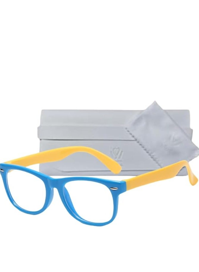 Blue Light Blocking Glasses for Kids - Boys & Girls Unbreakable Frame (3-12 Years) - Image 1
