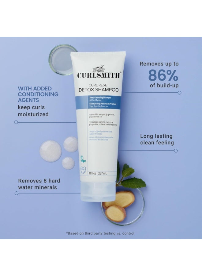 CURLSMITH CURLSMITH Detox Shampoo - Clarifying Shampoo for All Hair Types - Removes Build-Up to Refresh & Revive Curls (8 oz) - Image 2