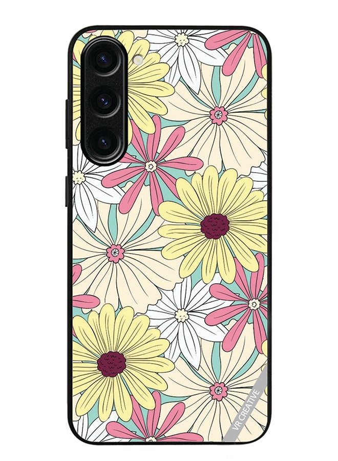 VR CREATIVE Protective Case Cover For Samsung Galaxy S24 Plus Flowers Design Multicolour - Image 1