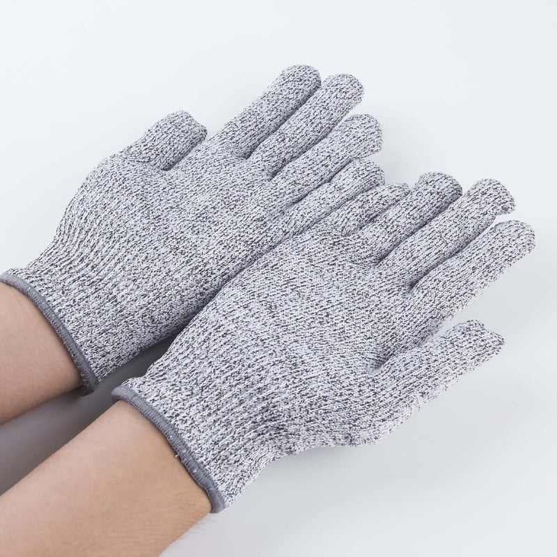 UREVO Cut Resistant Gloves Level 5 Protection - HPPE Safety Gloves for Kitchen and Industrial Use - Image 2