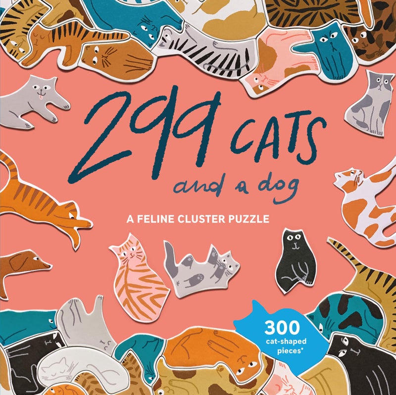 Laurence King 299 Cats and a Dog 300 Piece Cluster Puzzle - Image 2