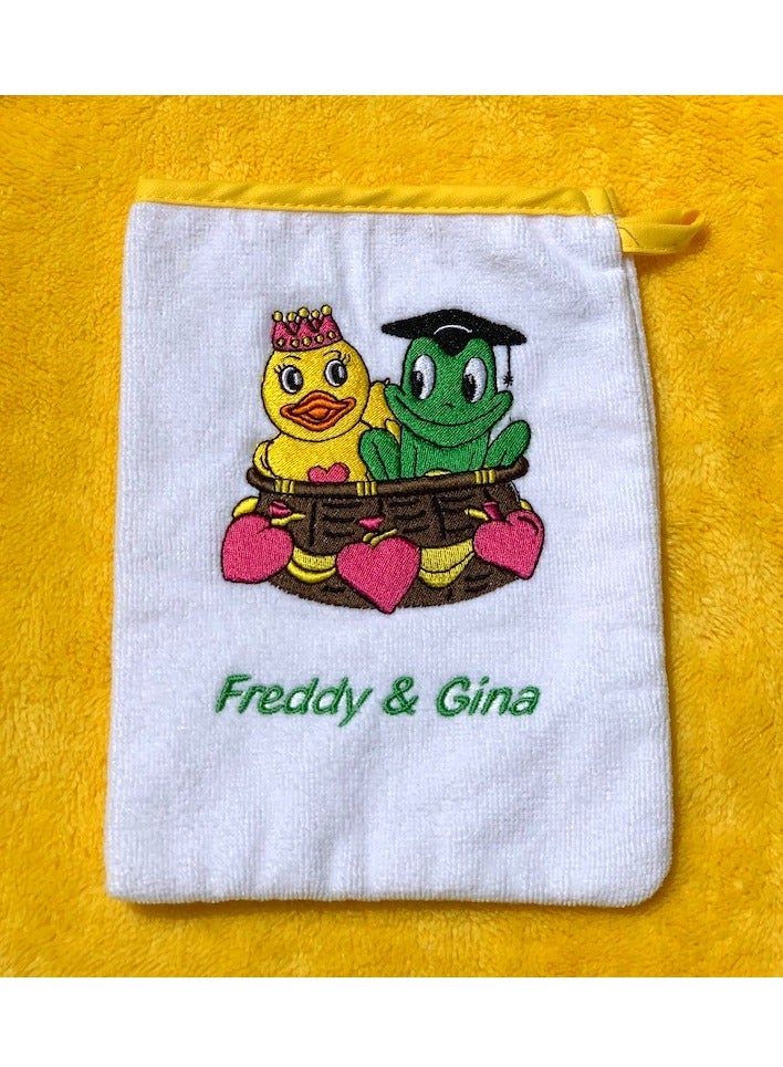 FREDS SWIM ACADEMY Freds & Gina Glove White Set of 01 - Image 1