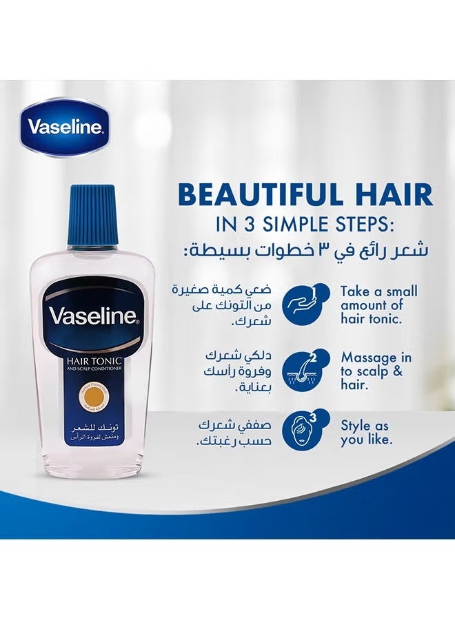 Vaseline [100% Original] Value Pack of 3 - Vaseline Original Blue Scalp Tonic and Refresh - Image 5