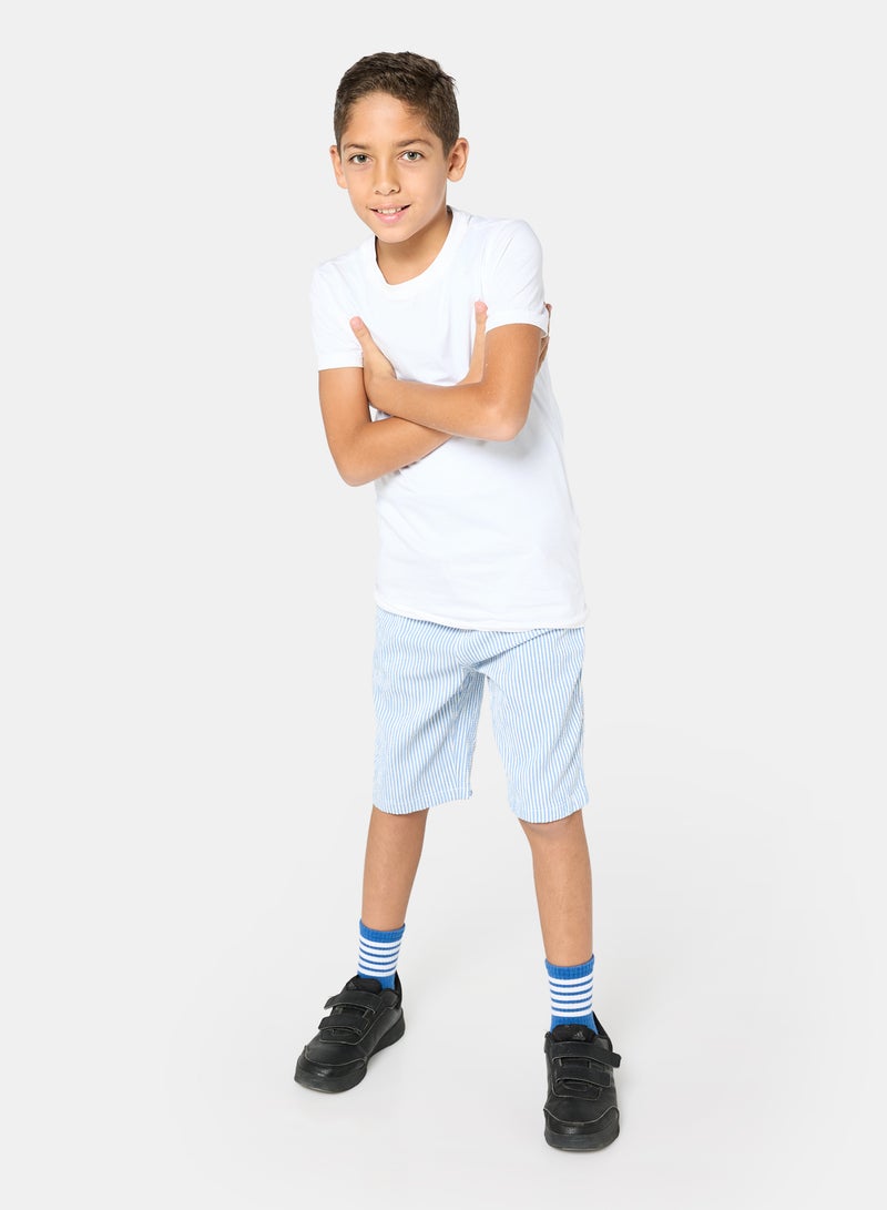 Panco Boys SURF Stripe Patterned Shorts - Image 4