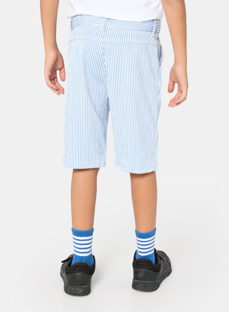 Panco Boys SURF Stripe Patterned Shorts - Image 2