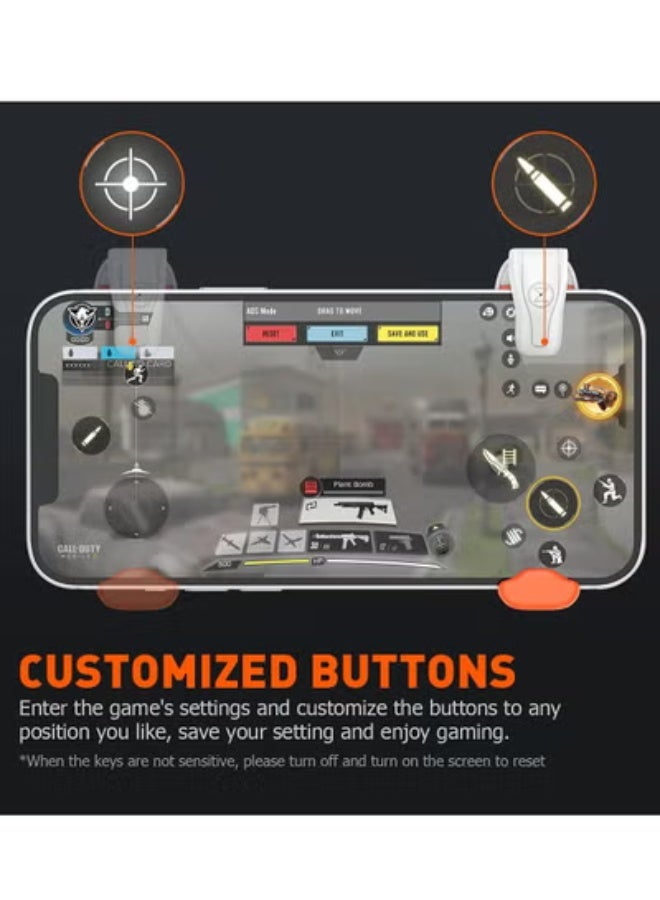 زر تحكم للألعاب على الجوال M1 (قطعة واحدة) – متوافق مع هواتف iOS و Android بحجم 4.7 إلى 6.5 بوصة، مثالي لألعاب PUBG و Fortnite و COD - Image 4