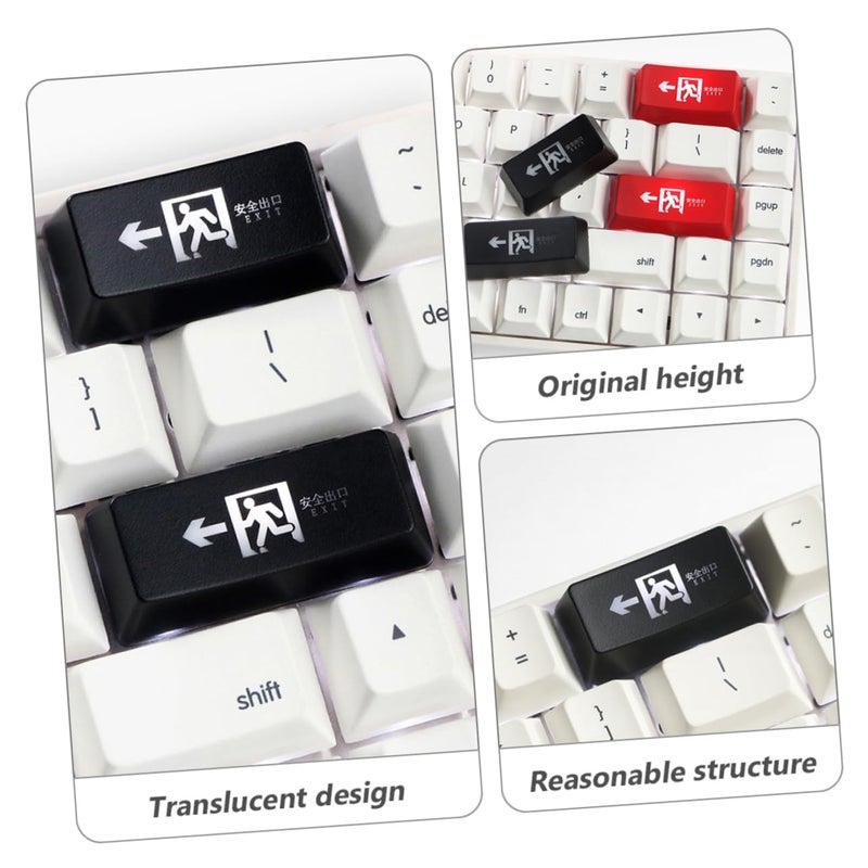 Backspace Keycap For Mechanical Keyboard DIY Replacement Accessory Black - Image 4
