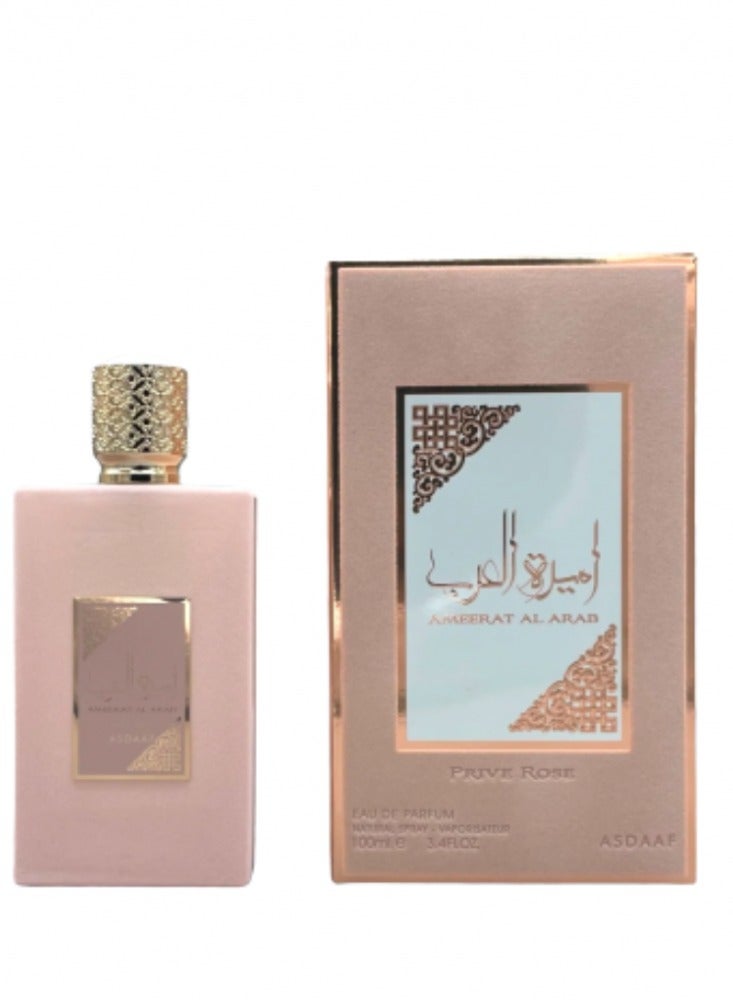Lattafa Asdaaf Ameerat Al Arab Prive Rose Eau de Parfum for Women 100ml