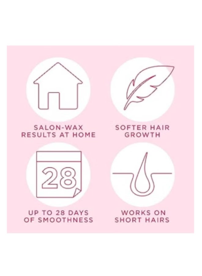 Veet Hair Removal Cold Wax Strips Sensitive Skin Blue 40-Piece Strips - Image 3