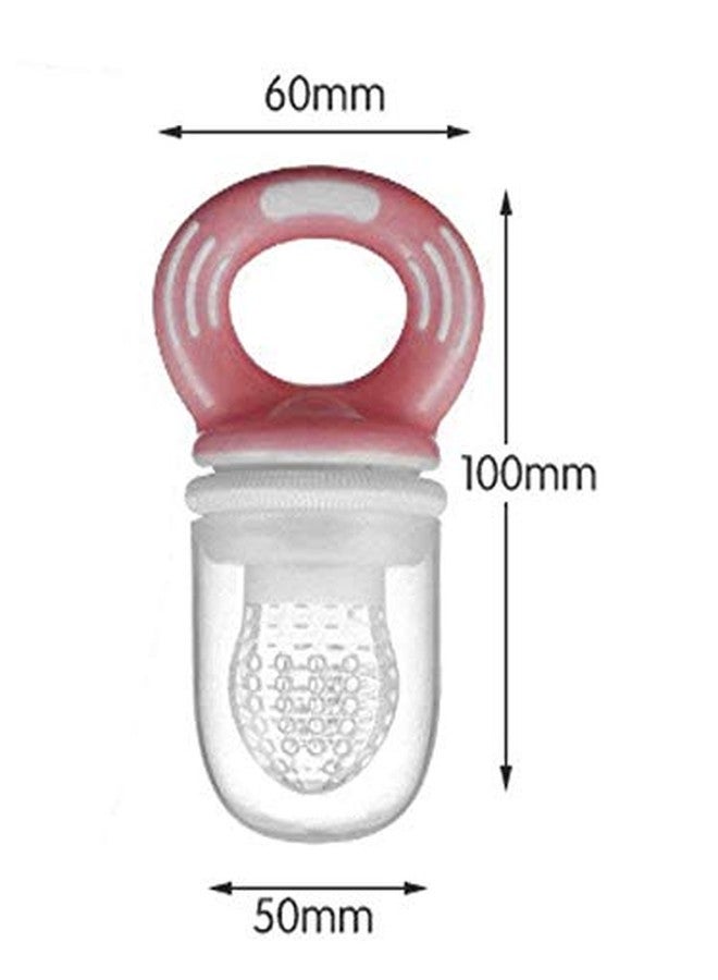 BCARE Bpa-Free Soft Silicone Sipper Juice Milk Rice Spoon Feeding Bottle with Fruit Nibbler Combo Set for Newborn Baby Infants Kids 0-6 Months 120ml Pack of 1 (Blue, 120ml) - Image 3