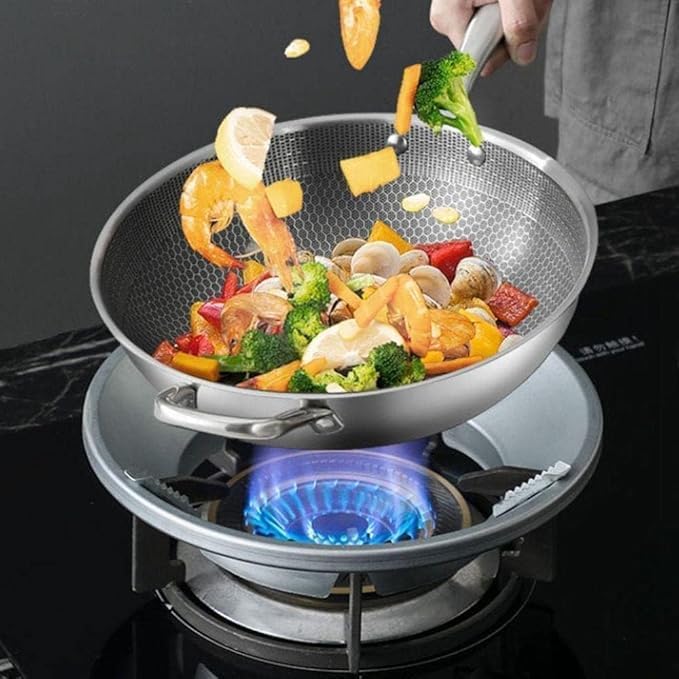 Generic Gas Stove Burners | Gas Stove| Gas Stove Stand | Gas Saver | Kitchen Accessories Items | max Gas Savior | Chula Stand Stove Protector | Energy Saving Stand for Gas Pack of 1 (1)  - Image 4