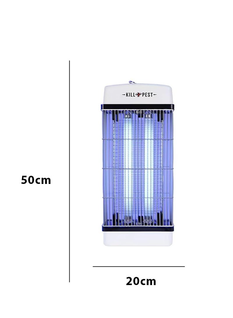 AGD Flying Insect Zapper with 2 Light Bulbs, for Indoor and Outdoor Use, 20*10*50 cm - Image 3