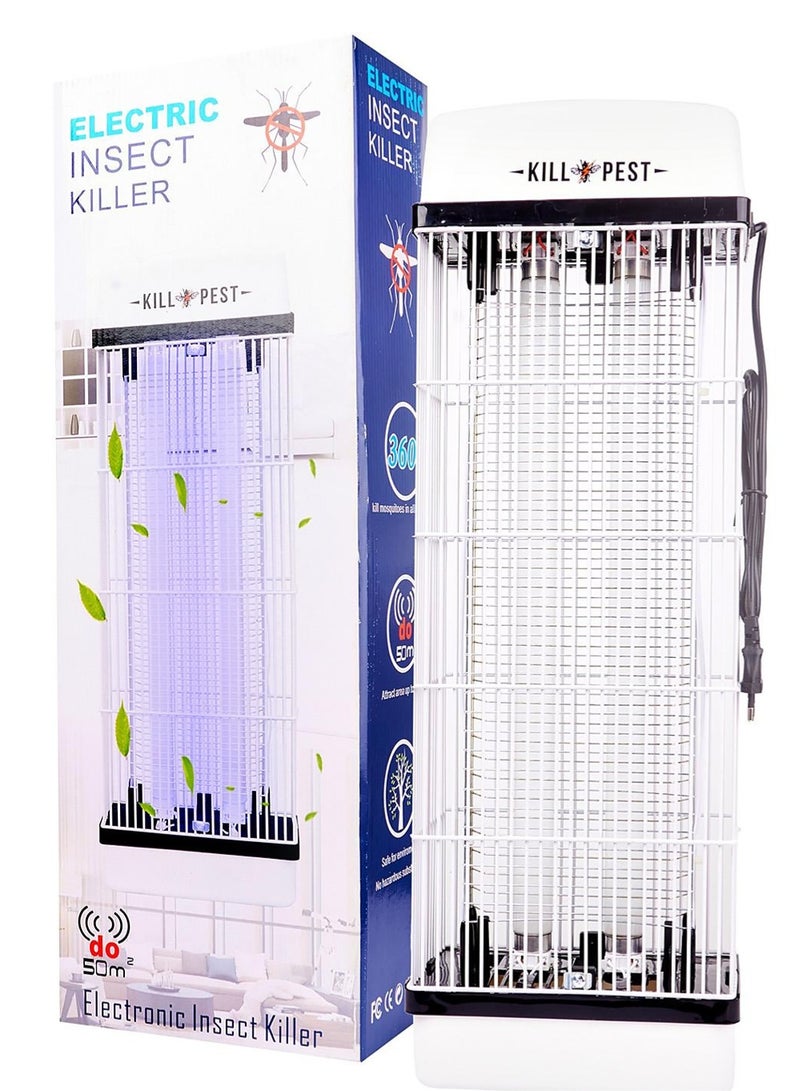 AGD Flying Insect Zapper with 2 Light Bulbs, for Indoor and Outdoor Use, 20*10*50 cm - Image 5