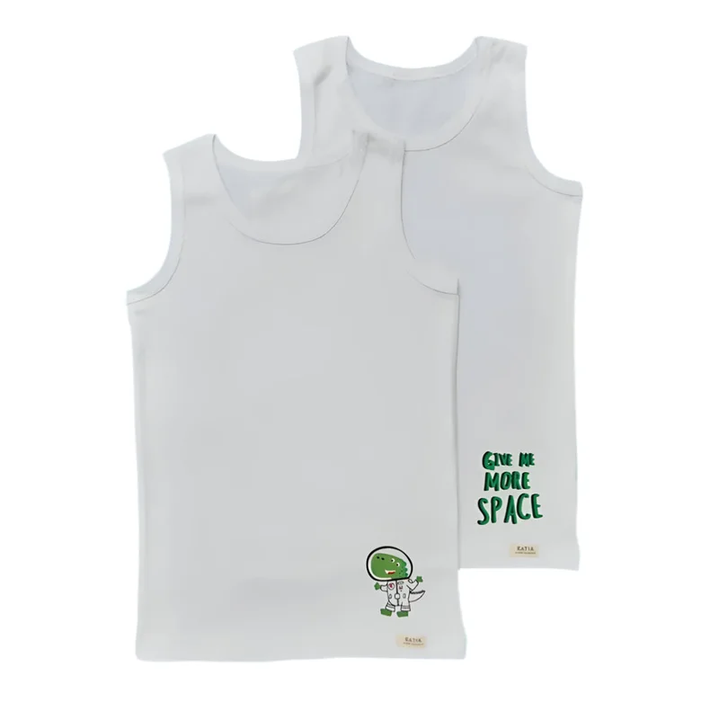 Katia&Bony Space Dino Sleeveless Undershirt