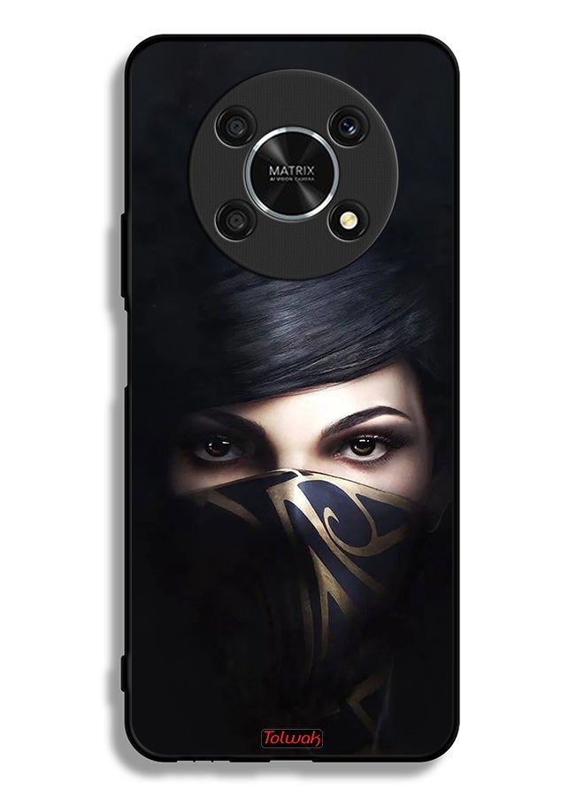 Tolwak غطاء حماية لهاتف Honor X9 5G - فتاة محجبة - Image 2