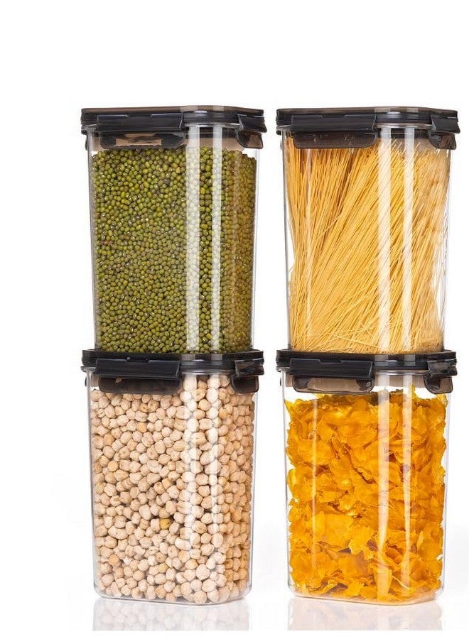 Golden Bird Golden bird Air Tight Container Set, Home Kitchen Items,Storage Containers Kitchen Storage,Fridge Storage Boxes (1400 ML TALL- 6) - Image 3
