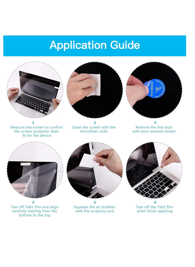 1Pack 14Inch Laptop Anti-Blue Screen Protector for HP/Dell/Asus/Acer/Sony/Samsung/Lenovo/Razer  Aspect Ratio 16:9 Anti-Glare  - Image 4