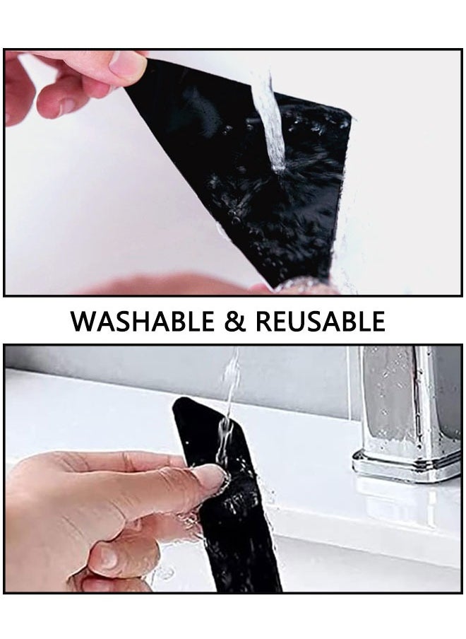 وهاواي 16 Pcs Non Slip Rug Tape for  Floors and Tiles, Dual Sided Adhesive Rug Sticker to Keep Your Rugs in Place ,Reusable and Washable Carpet Tape for Area Rugs, Three shapes，Style C  - Image 3