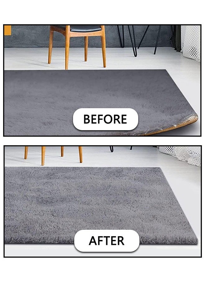 وهاواي 16 Pcs Non Slip Rug Tape for  Floors and Tiles, Dual Sided Adhesive Rug Sticker to Keep Your Rugs in Place ,Reusable and Washable Carpet Tape for Area Rugs, Three shapes，Style C  - Image 4