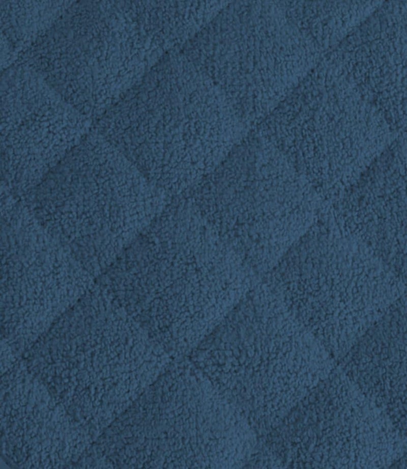 DII Basic Terry Collection Quilted 100% Cotton Potholder Set - Blue, 3 Piece - Image 2