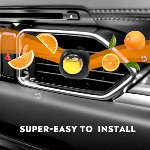 DRIVEJOY Car Air Freshener Vent Clips, 8 Pack, Provides Long-Lasting Scent, Up to 240 Days, Odor Eliminator (Citrus) - Image 3