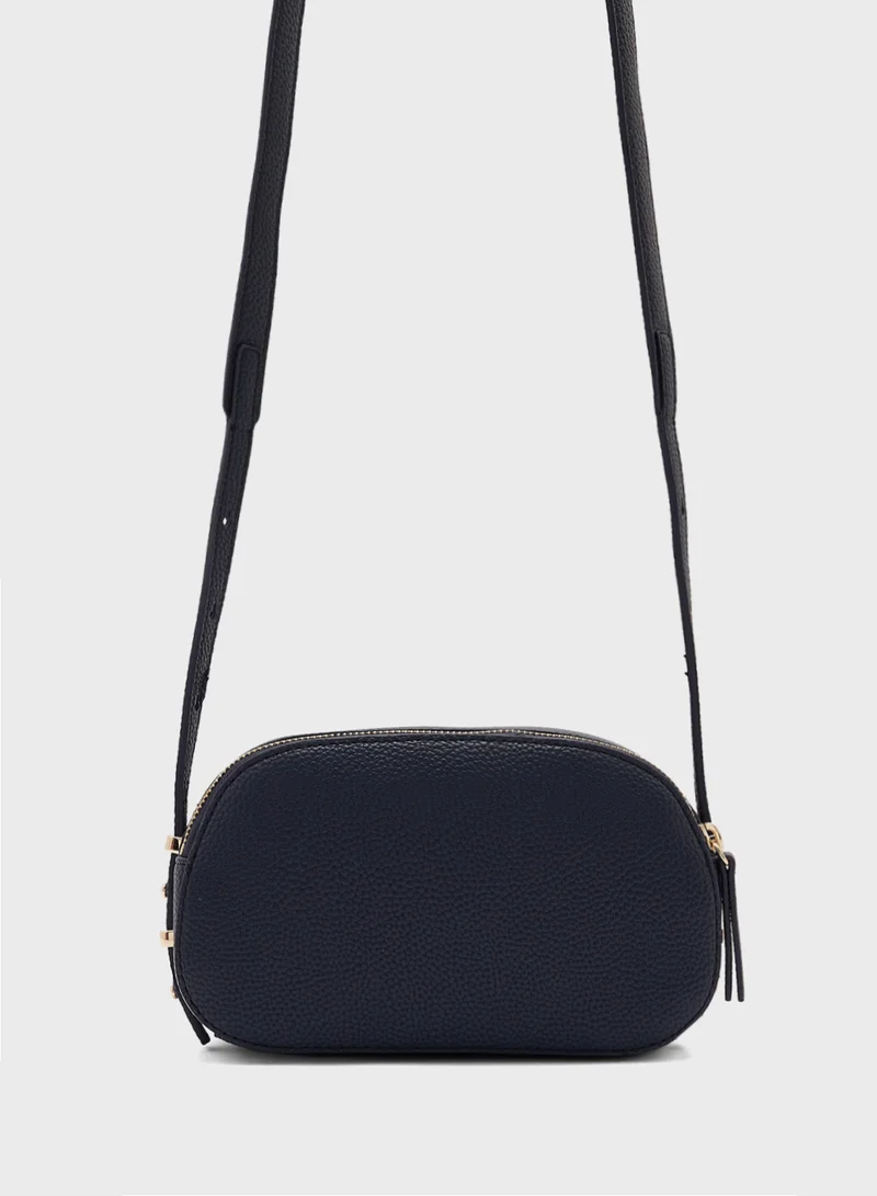 TOMMY HILFIGER Logo Detail Zip Over Crossbody