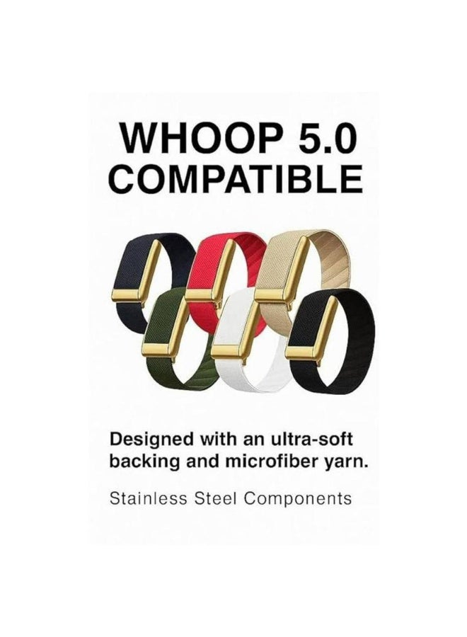 TEMPO Ultra-Soft Nylon Sport Replacement Band for WHOOP 5.0 Life /MG – ECG Compatible | Wearable Health, Fitness & Activity Tracker | Breathable, Durable & Secure Fit Strap and Adjustable Wristband Replacement Strap with U Shaped Connector Easy to Use and Perfect for Every Occasion | NOT for Gen 4 - Image 4