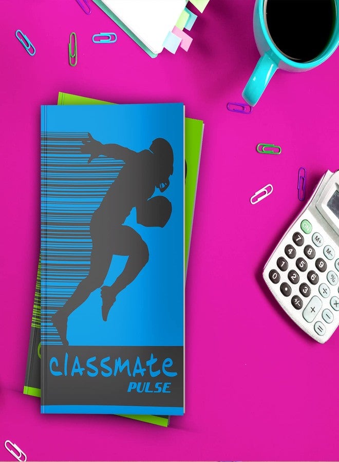 Classmate Pulse PP Cover Longbooks,A4 size, Unruled,140 Pages (Pack of 6) - Image 5