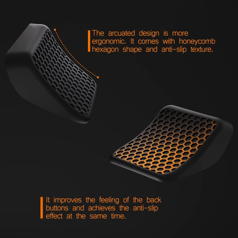 PlayVital Back Button Enhancement Set for Steam Deck LCD, Grip Improvement Button Protection Kit for Steam Deck OLED - 2 Different Thickness - Image 2