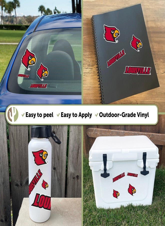 Desert Cactus University of Louisville Sticker Cardinals U of L Cards Vinyl Decals Laptop Water Bottle Car Scrapbook T1 (Type 1-1) - Image 2