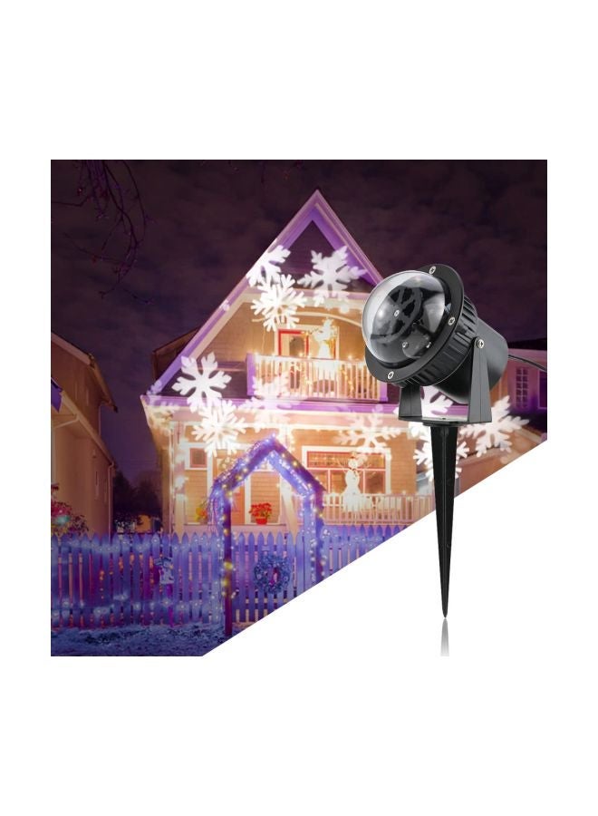 NIBEMINENT LED Snowflake Film Projector Light White - Image 3