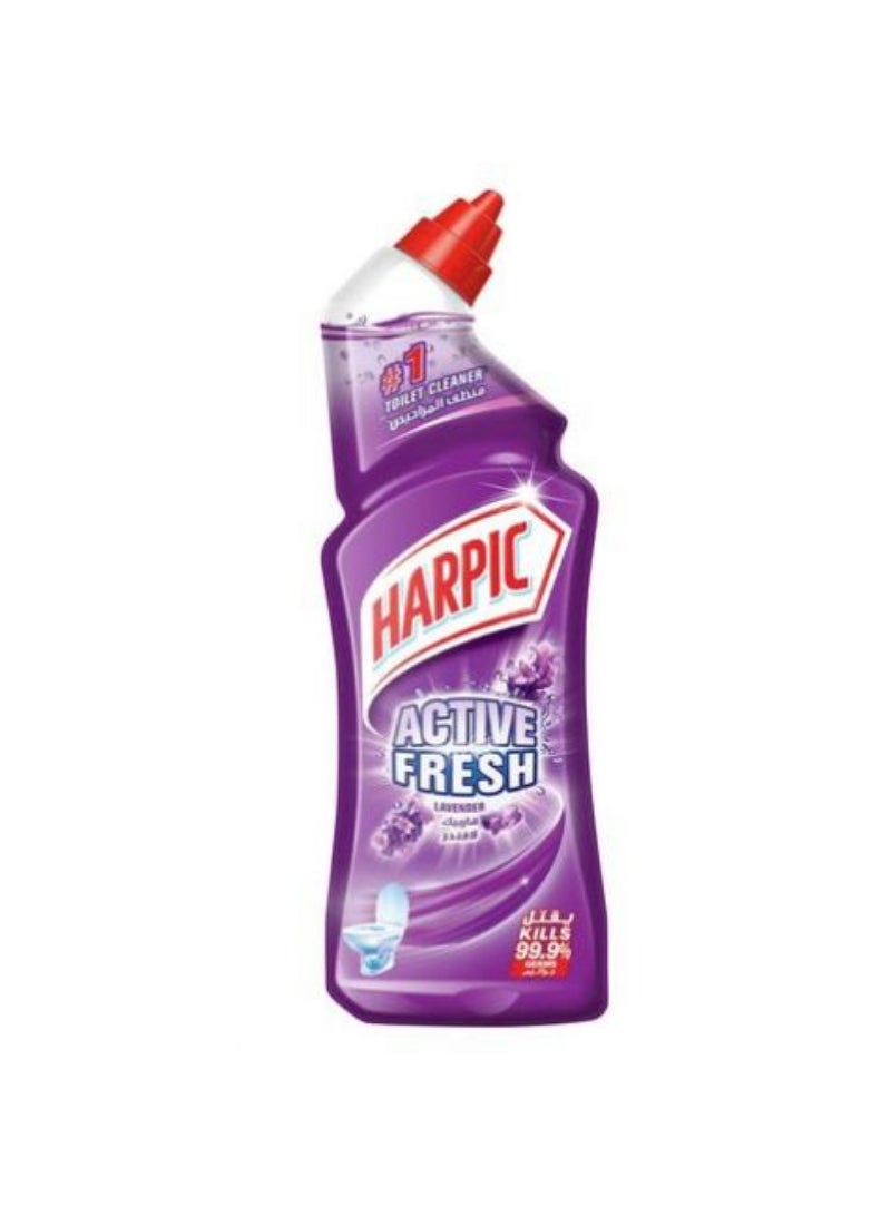 Harpic Toilet Cleaner Liquid Active Fresh Lavender, 750 Ml