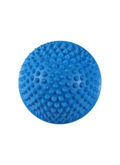 Generic Half Round PVC Massage Ball Balance & Therapy Dome Yoga Balls Fitness Exercise Gym Massager Body Rolling Pods Spiky Foot Wakers 5 Colors (Blue) 