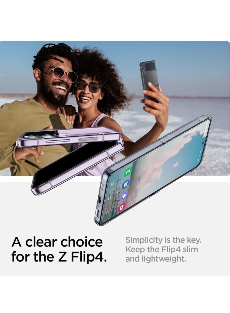 ELTRAZONE designed for Samsung Galaxy Z Flip 4 case cover (2022) - Crystal Clear - Image 4